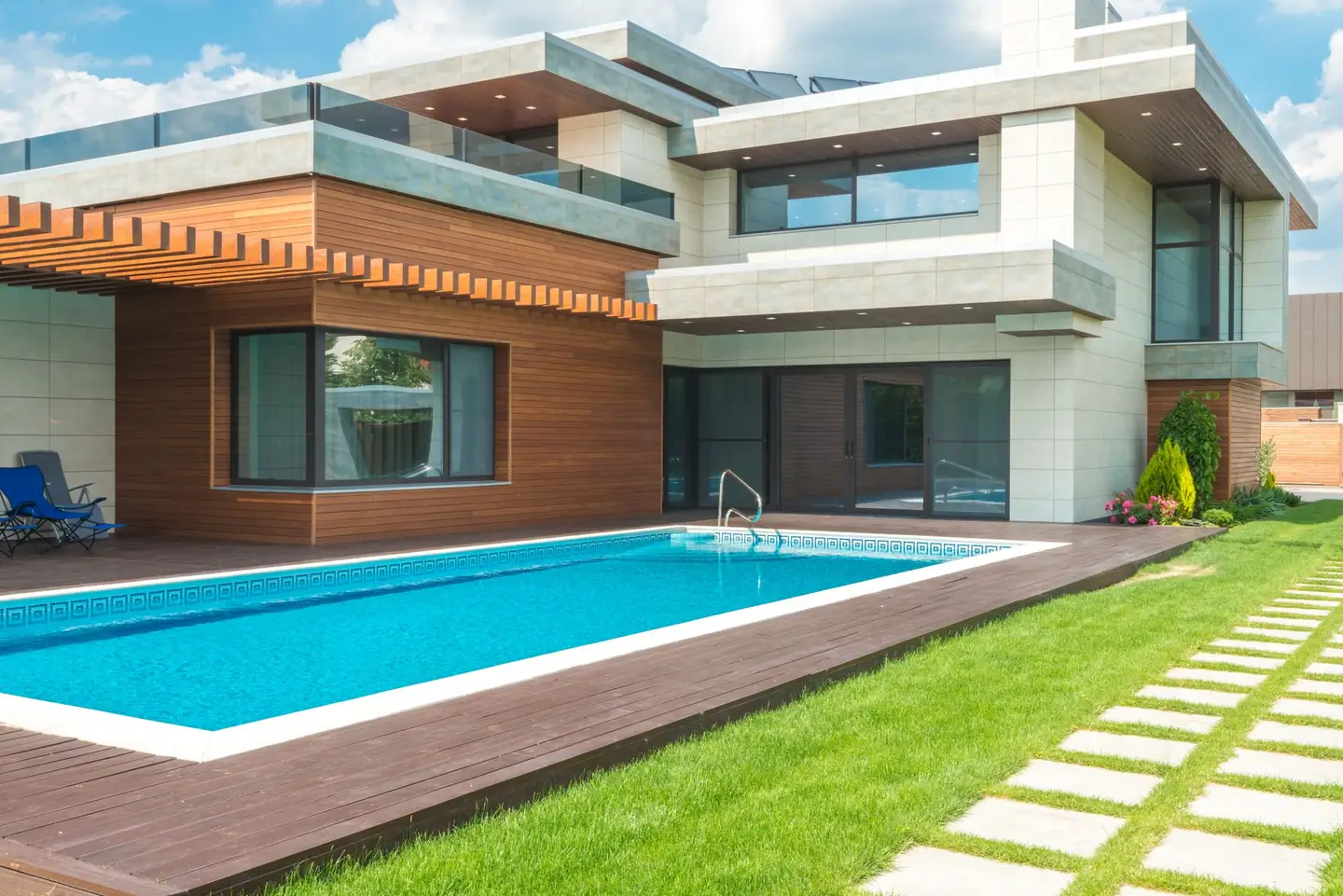 Swimming pool built in Gulf Creek, NSW